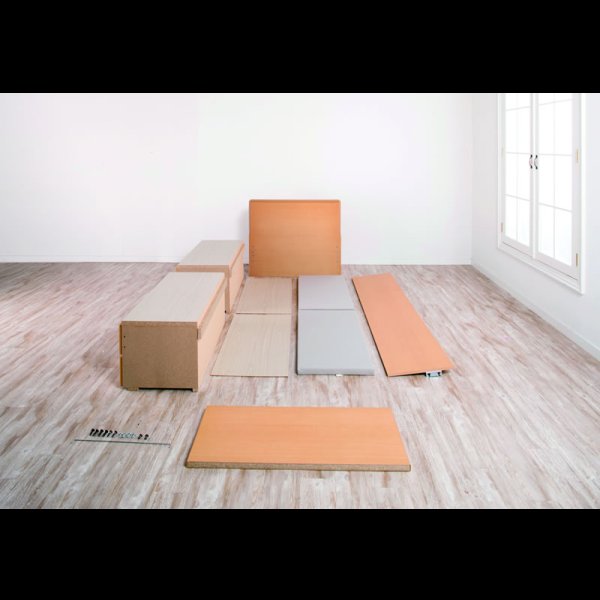 画像7: セミオーダーショート丈チェストベッド セミシングル【Varier-s】日本製 フラットパネル 開梱設置込み