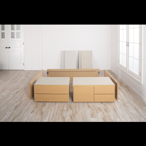 画像17: セミオーダーショート丈チェストベッド セミシングル【Varier-s】日本製 ヘッドレス 開梱設置込み