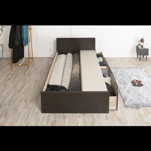 画像10: セミオーダーチェストベッド シングル【Varier】日本製 フラットパネル 開梱設置込み