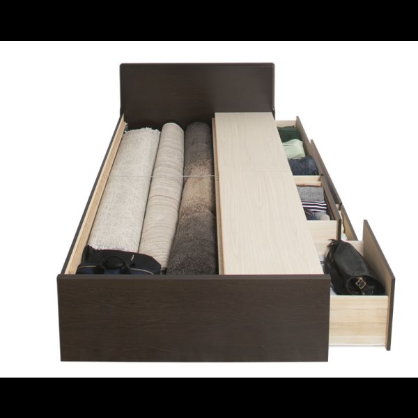 画像13: セミオーダーチェストベッド シングル【Varier】日本製 フラットパネル 開梱設置込み