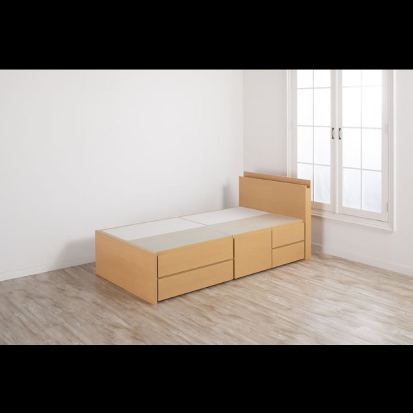 画像7: セミオーダーチェストベッド シングル【Varier】日本製 スマート棚 開梱設置込み