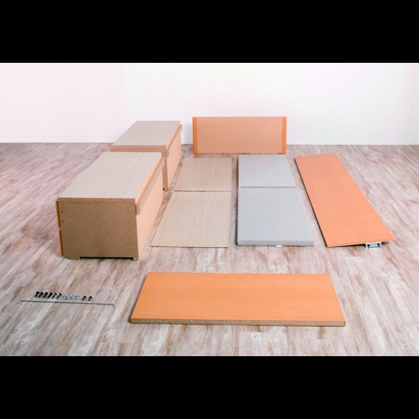 画像13: セミオーダーチェストベッド セミダブル【Varier】日本製 ヘッドレス  開梱設置込み