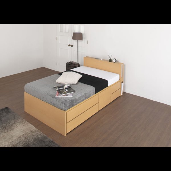 画像4: セミオーダーチェストベッド セミシングル【Varier】日本製 ムード照明付き 開梱設置込み