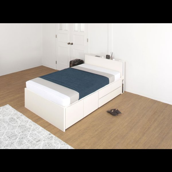 画像6: セミオーダーチェストベッド セミシングル【Varier】日本製 ムード照明付き 開梱設置込み