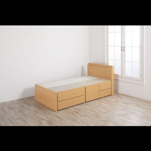 画像7: セミオーダーチェストベッド シングル【Varier】日本製 スリム棚付き 開梱設置込み