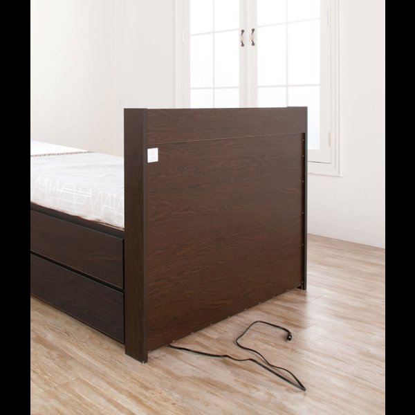 画像10: セミオーダーチェストベッド シングル【Varier】日本製 スリム棚付き 開梱設置込み