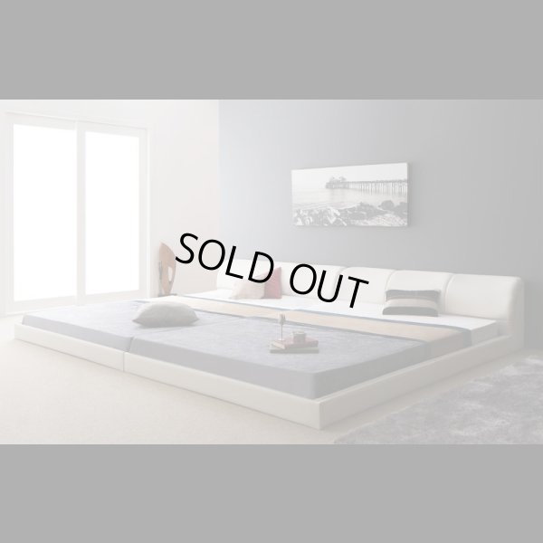 画像5: フロアタイプ連結レザーベッド【BASTOL】バストル クイーンベッド