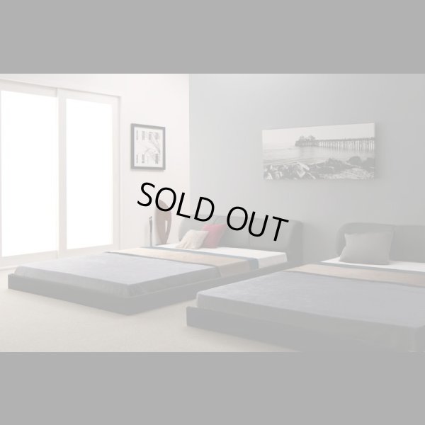 画像4: フロアタイプ連結レザーベッド【BASTOL】バストル クイーンベッド