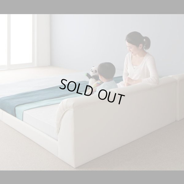 画像8: フロアタイプ連結レザーベッド【BASTOL】バストル クイーンベッド