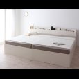 画像2: 日本製：深さが選べる大容量ベッド下収納付きすのこタイプシングルベッド (2)