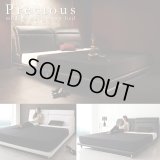 セレブ仕様リクライニング機能付きレザー仕様　キングベッド【Precious】プレシャス