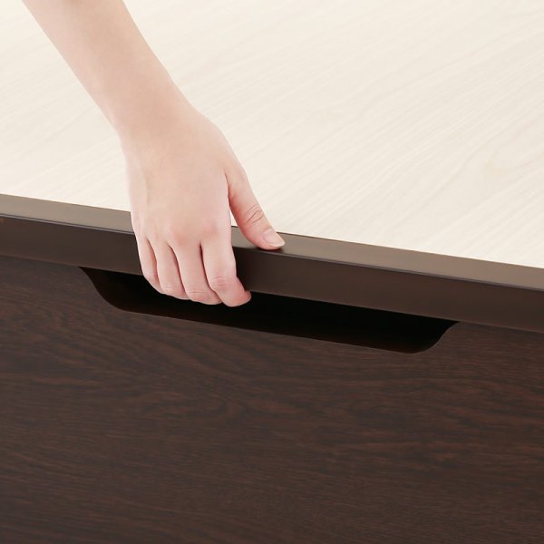 画像18: 国産跳ね上げ式セミシングルベッド【Amaryllis】アマリリス