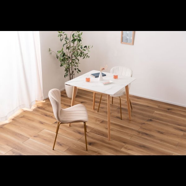 画像6: ワンランク上の大理石調ダイニング！コンパクトサイズダイニングスクエアテーブル・チェア【Dorotea】