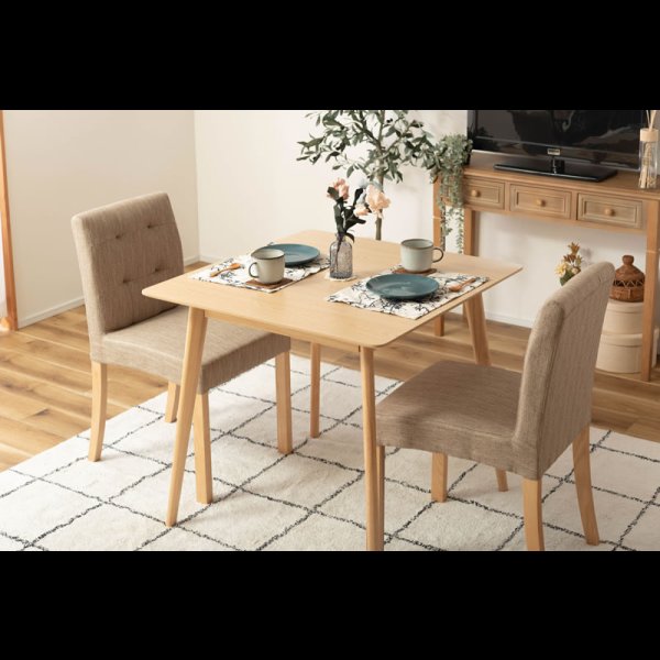 画像11: カフェや二人暮らしにおすすめ！コンパクトサイズダイニング・スクエアテーブル＆チェアセット【Daniela】