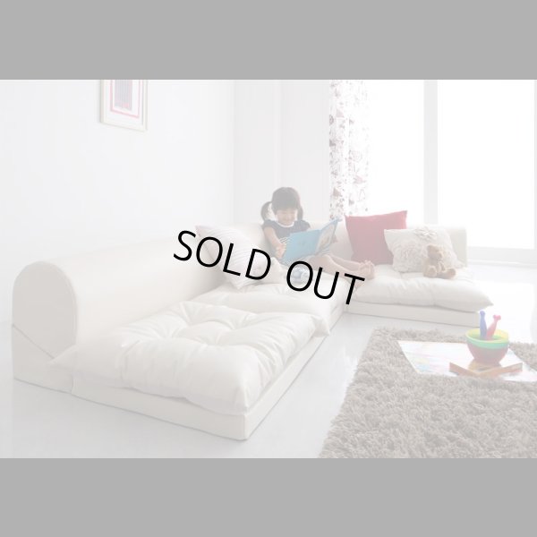 画像2: レザータイプフロアコーナーソファー【space】スペース　選べるタイプ