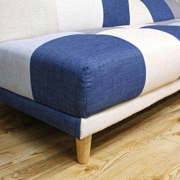 画像15: パッチワークデザインソファーベッド【Potina】ポティナ