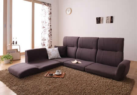 フロアコーナーソファー【cozy】コジー　組み合わせ方でいろいろな形になります