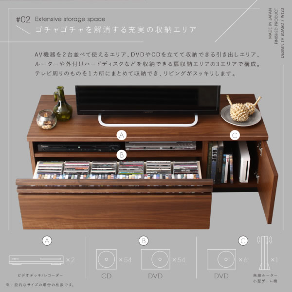 日本製・高品質・完成品・テレビボード【Melinda】メリンダ 120cmの激安通販