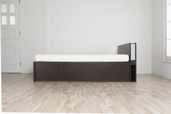 画像7: セミオーダーチェストベッド セミシングル【Varier】日本製 ムード照明付き 開梱設置込み (7)