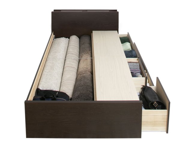 画像11: セミオーダーチェストベッド セミシングル【Varier】日本製 ムード照明付き 開梱設置込み (11)