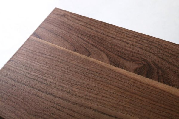 画像3: ウォールナット柄シンプルデザインフロア仕様ダブルベッド【W.coRe】ダブルコア (3)